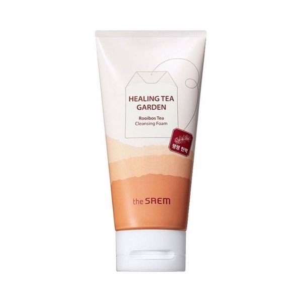 Пенка для умывания лица с экстрактом чая ройбуш (150мл) THE SAEM HEALING TEA GARDEN ROOIBOS TEA CLEANSING FOAM (150ml)