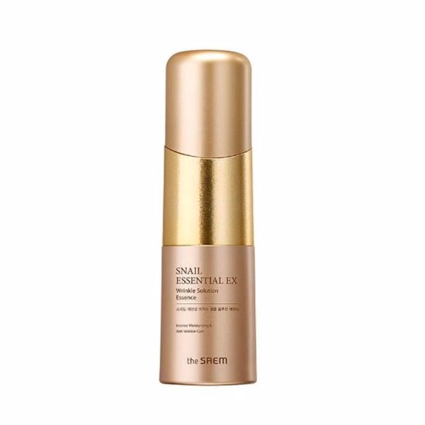 Улиточная антиэйдж эссенция [СРОК ДО 10.2022][SALE] THE SAEM SNAIL ESSENTIAL EX WRINKLE SOLUTION ESSENCE 50ml [EXP 10/2022]