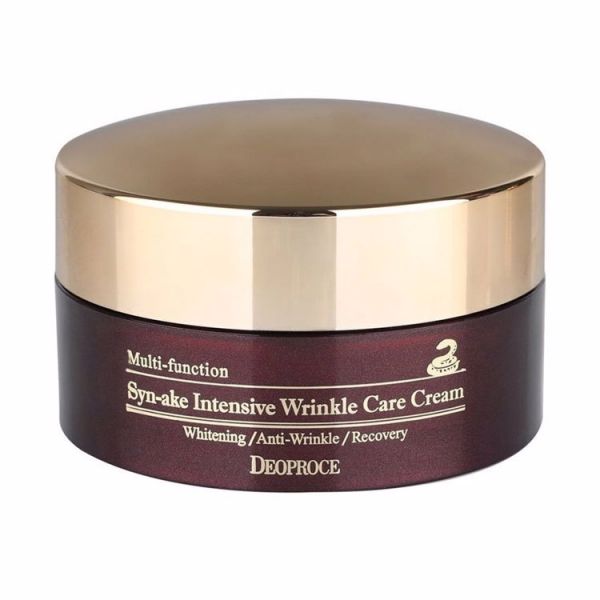 1142 Крем с экстрактом змеиного яда (100гр) 1142 DEOPROCE SYNAKE INTENSIVE WRINKLE CARE CREAM (100g)