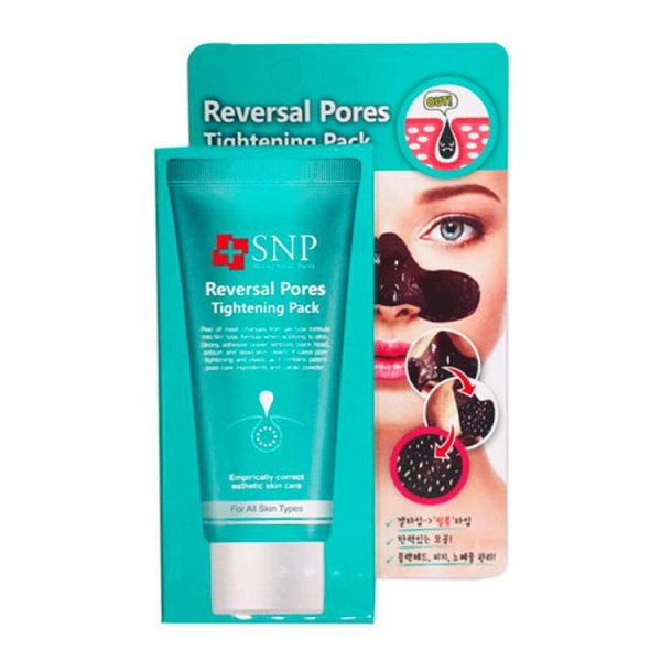 Маска для Очищения Пор на Основе Экстракта Какао SNP REVERSAL PORES TIGHTENING PACK 30ml