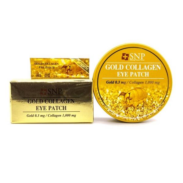 Гидрогелевые патчи для глаз с экстрактом золотом и коллагеном (60шт) SNP COLD COLLAGEN EYE PATCH (60ea)