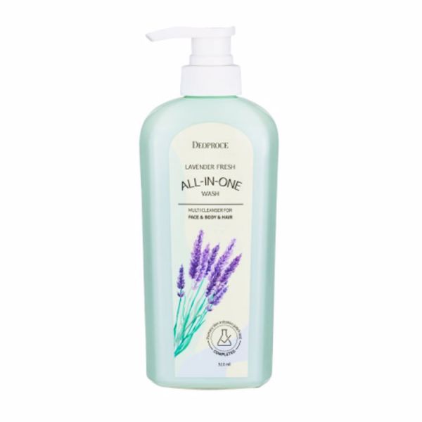 2084 Очищающиий гель для тела лаванда (510мл) 2084 DEOPROCE LAVENDER FRESH ALL IN ONE WASH (510ml)