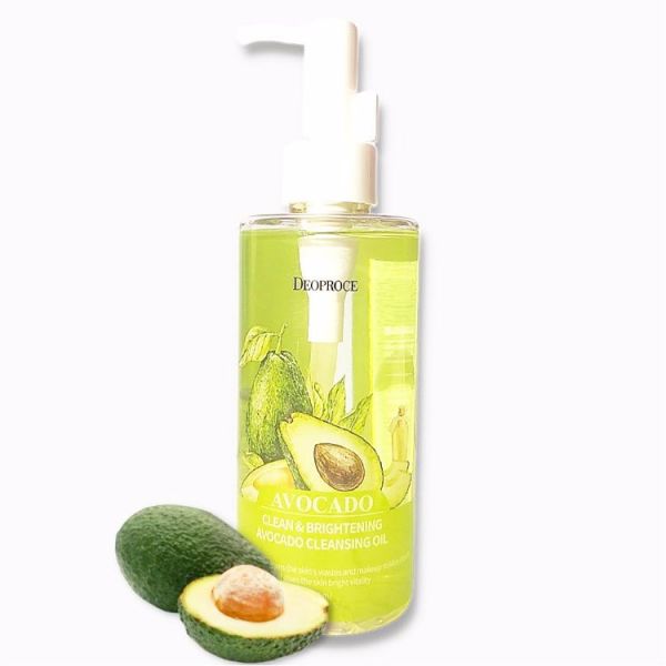 2142 Гидрофильное масло с авокадо (200мл) 2142 DEOPROCE CLEAN BRIGHTENING AVOCADO CLEANSING OIL (200ml)