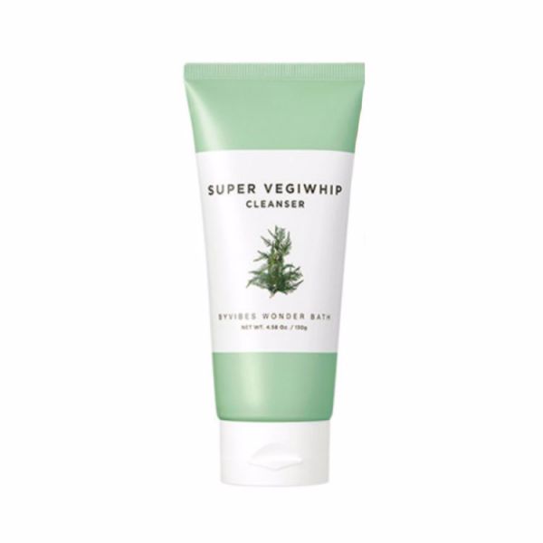 Успокаивающая пенка с зеленым комплексом (130гр) WONDER BATH SUPER VEGIWHIP CLEANSER GREEN (130gr)
