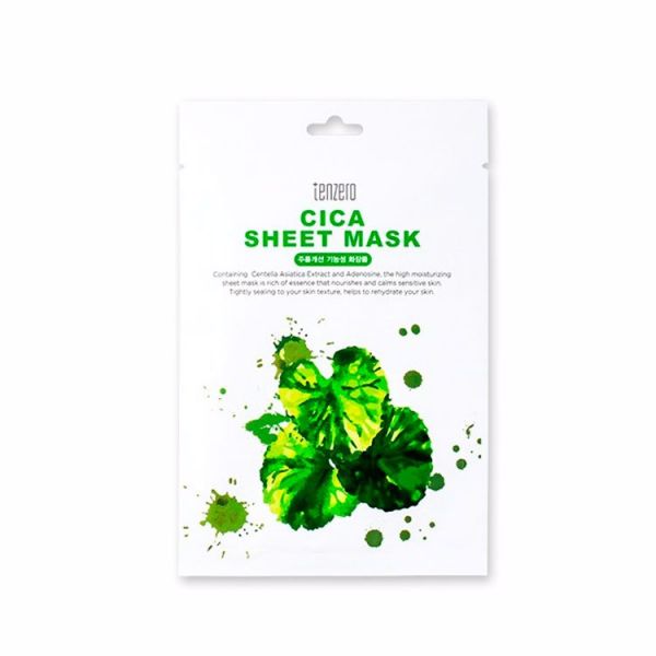 Тканевая маска для лица TENZERO CICA SHEET MASK 10ea