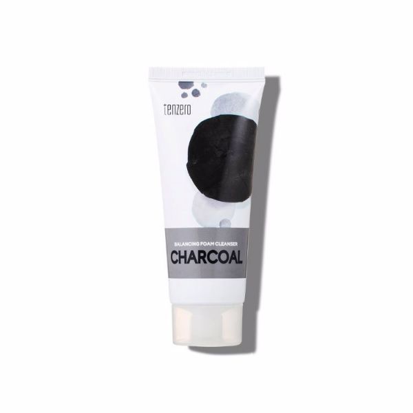 Балансирующая пенка для умывания с древесным углем TENZERO BALANCING FOAM CLEANSER CHARCOAL 100ml