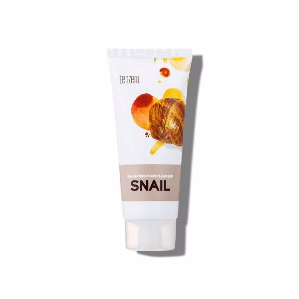 Балансирующая пенка для умывания с экстрактом слизи улитки TENZERO BALANCING FOAM CLEANSER SNAIL 100ml