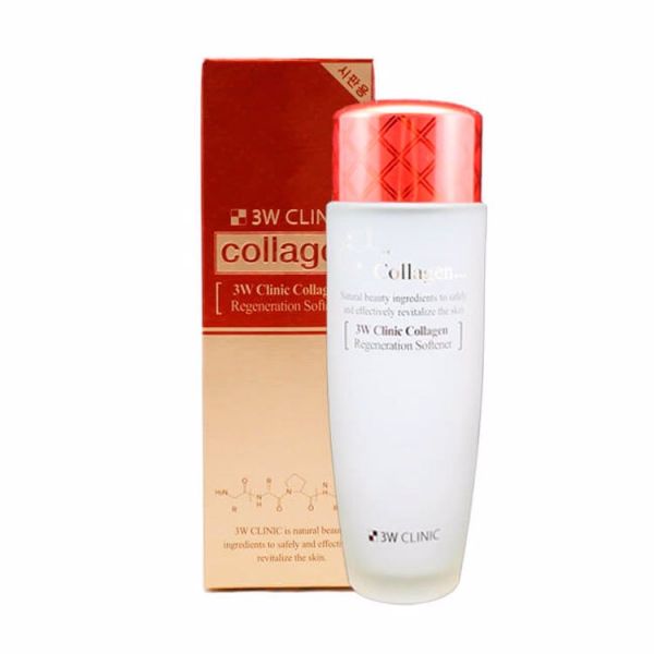 Восстанавливающий тонер с коллагеном (150мл) 3W CLINIC COLLAGEN REGENERATION SOFTENER (150ml)