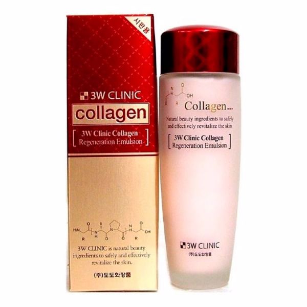 Регенерирующая эмульсия с коллагеном (150мл) 3W CLINIC COLLAGEN REGENERATION EMULSION (150ml)