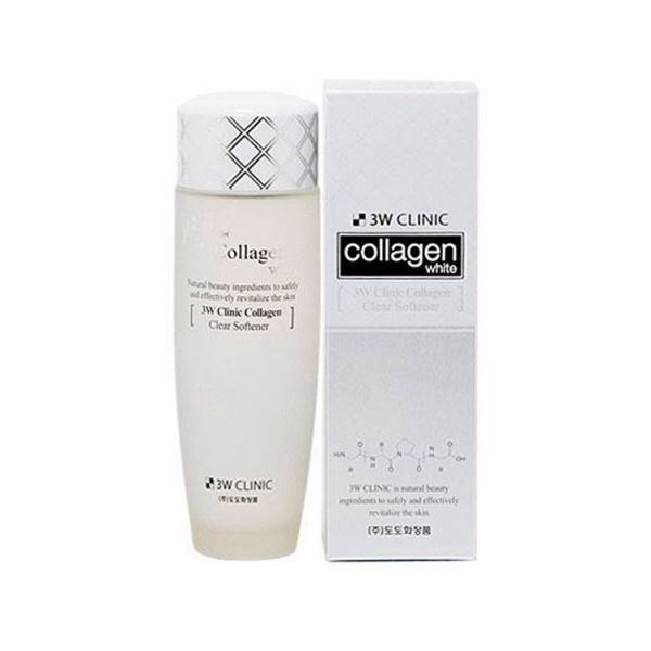 Осветляющий скин-тоник с коллагеном (150мл) 3W CLINIC COLLAGEN CLEAR SOFTENER (150ml)