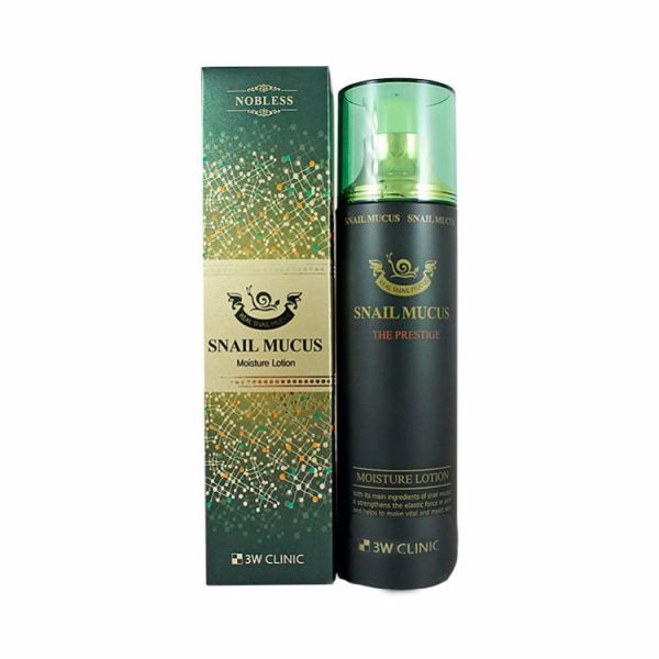 Увлажняющий лосьон с слизью улитки3W CLINIC SNAIL MUCUS MOISTURE LOTION 150ml