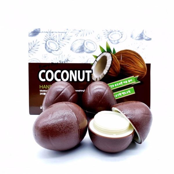 Крем для рук с экстрактом кокоса3W CLINIC EVERY DAY FRESH COCONUT HAND CREAM 30gr*6ea