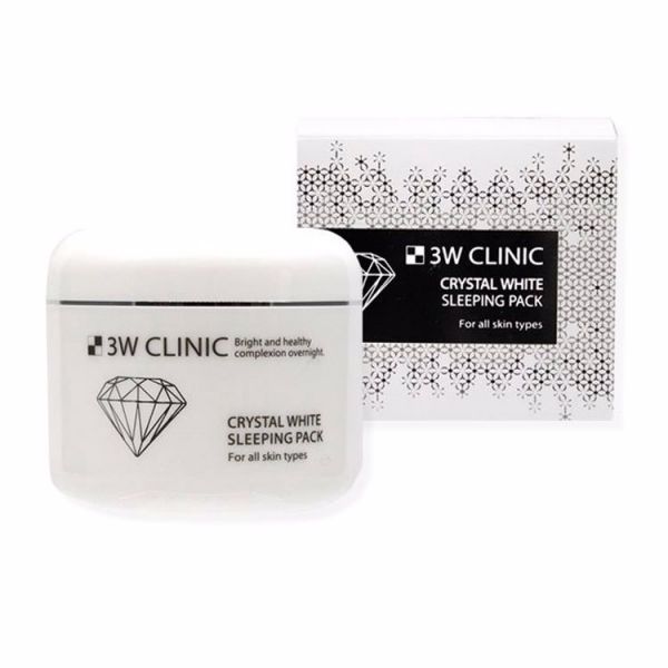 Ночная маска для сияния кожи3W CLINIC CRYSTAL WHITE SLEEPING PACK 100ml