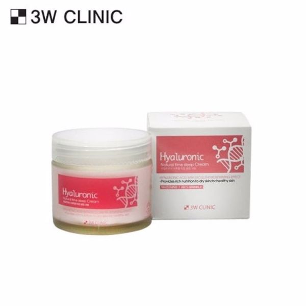 Гиалуроновый крем для сна (70гр) 3W CLINIC HYALURONIC NATURAL TIME SLEEP CREAM (70gr)