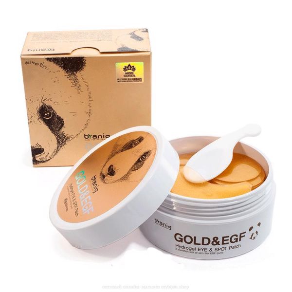 Гидрогелевые патчи для глаз с экстрактом золота (60шт) BYANIG GOLD & EGF HYDROGEL EYE & SPOT PATCH (60ea)