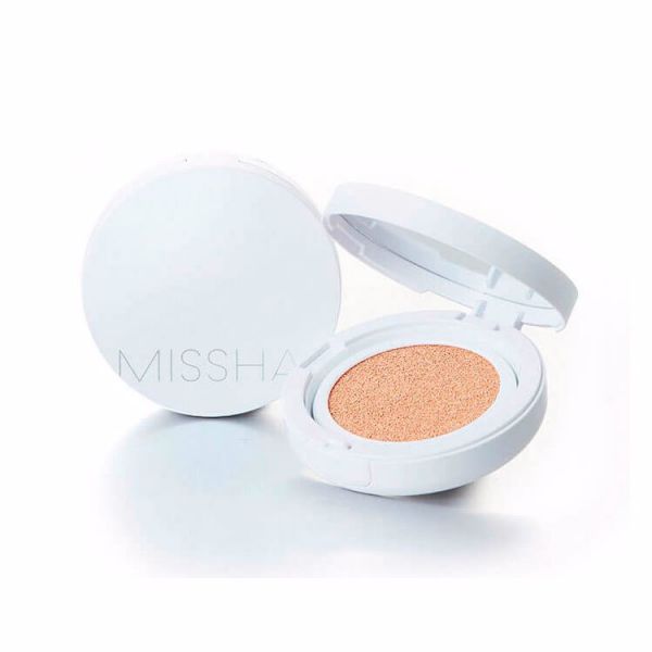 Тональный крем-кушон увлажняющий #21 светлый бежевый (15гр) MISSHA MAGIC CUSHION MOIST UP SPF50+ PA+++  #21 LIGHT BEIGE (15gr)