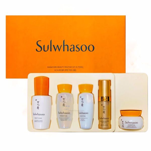 Набор для ухода за кожей (5 предметов) (8мл+15мл+15мл+5мл+5мл) SULWHASOO SIGNATURE BEAUTY ROUTINE KIT 5ITEMS (8ml+15ml+15ml+5ml+5ml)