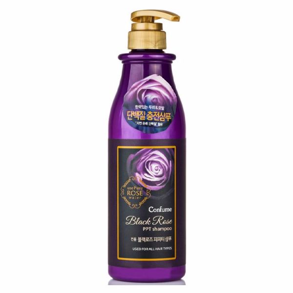 Шампунь для волос черная роза (750мл) WELCOS CONFUME BLACK ROSE PPT SHAMPOO (750ml)