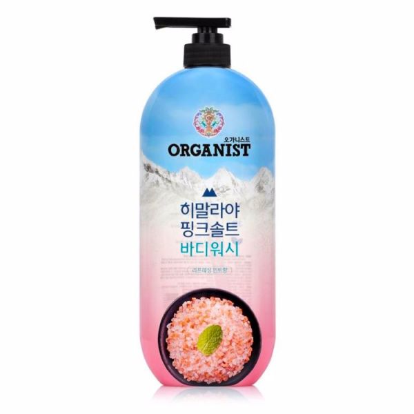 Мятный гель для душа с розовой солью (900гр) ON THE BODY ORGANIST PINK SALT BODY WASH MINT (900gr)