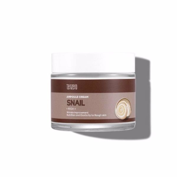 Насыщенный ампульный крем с улиткой (70гр) TENZERO RICH SNAIL AMPOULE CREAM (70gr)