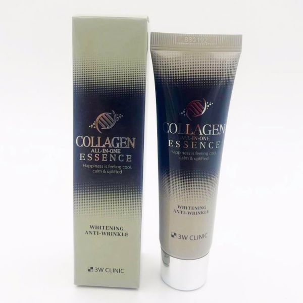 Отбеливающая коллагеновая эссенция против морщин (60мл) 3W CLINIC COLLAGEN ALL-IN-ONE ESSENCE WHITENING ANTI-WRINKLE (60ml)
