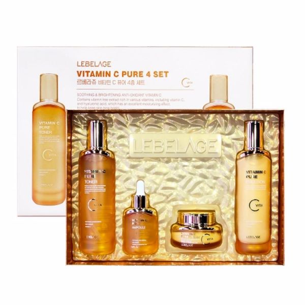 Антивозрастной набор с витамином С (120мл+120мл+55мл+35мл) LEBELAGE VITAMIN C PURE 4 SET (120ml+120ml+55ml+35ml)