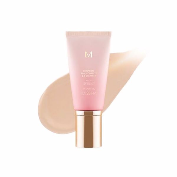 Тональный BB крем №21 Светлый беж (45гр) MISSHA M SIGNATURE REAL COMPLETE BB CREAM EX SPF30 PA++ №21 LIGHT BEIGE (45gr)