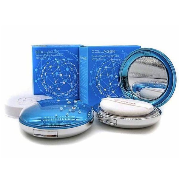 Увлажняющая коллагеновая пудра с запаской #13 (12g*2)  [СРОК 11/2022][SALE] ENOUGH COLLAGEN PREMIUM HYDRO TWO WAY CAKE #13 (12g*2)  [EXP 11/2022]
