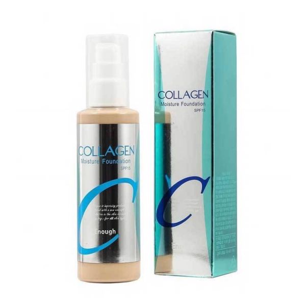 Тональный Крем с Экстрактом Коллагена #21 (100мл) ENOUGH COLLAGEN MOISTURE FOUNDATION SPF 15 #21 (100ml)