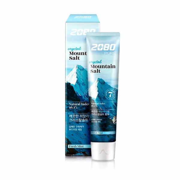 Зубная паста с гималайской сольюDENTAL CLINIC 2080 PURE CRYSTAL MOUNTAIN SALT TOOTHPASTE FRESH MINT (160gr*3ea)
