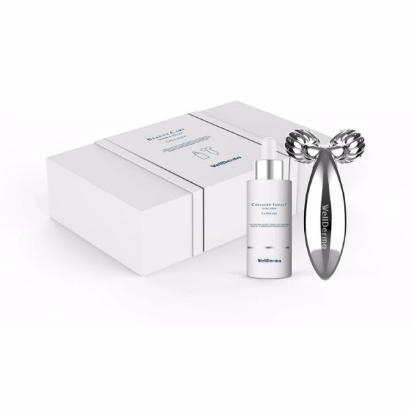 Лифтинг набор с коллагеном (50мл+1шт) WELLDERMA COLLAGEN BEAUTY CARE SERUM & ROLLER SET