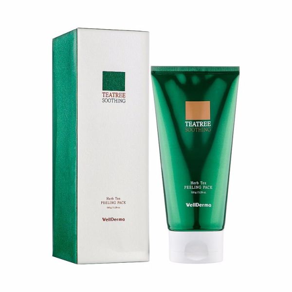 Очищающая пилинг-маска с микроиглами (150гр) WELLDERMA CHADEW TEATREE HERB TOX PEELING
