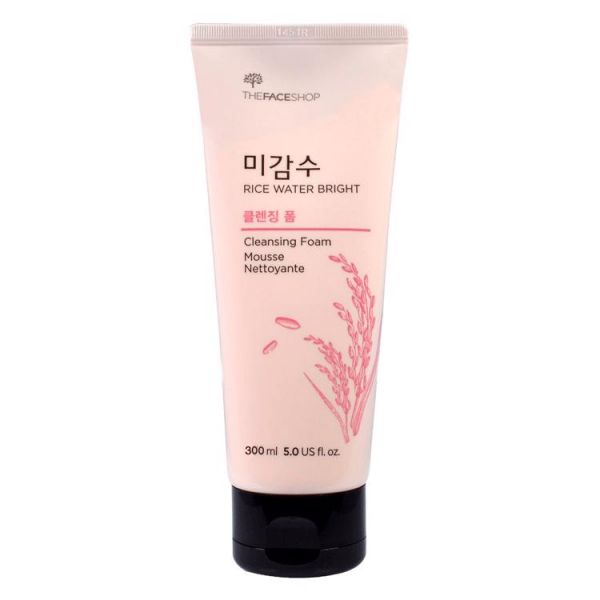 Очищающая пенка с экстрактом риса (300мл) THE FACE SHOP RICE WATER BRIGHT CLEANSING FOAM (300ml)