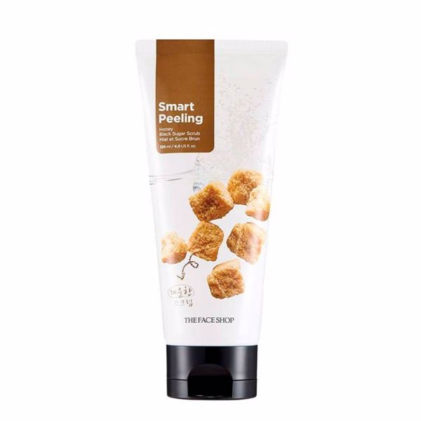 Скраб-пилинг с экстрактом черного сахара (120мл) THE FACE SHOP SMART PEELING HONEY BLACK SUGAR SCRUB (120ml)