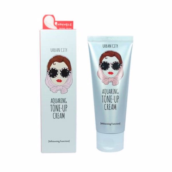 Увлажняющий осветляющий крем для лица (100мл) URBAN CITY AQUARING TONE-UP CREAM