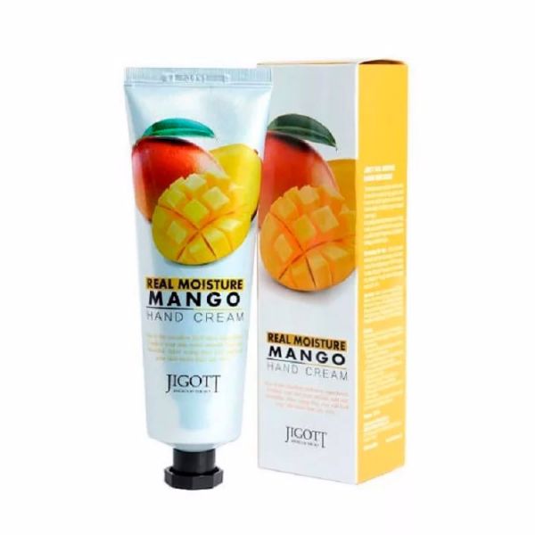 Увлажняющий крем для рук с маслом манго (100мл) JIGOTT REAL MOISTURE MANGO HAND CREAM (100ml)