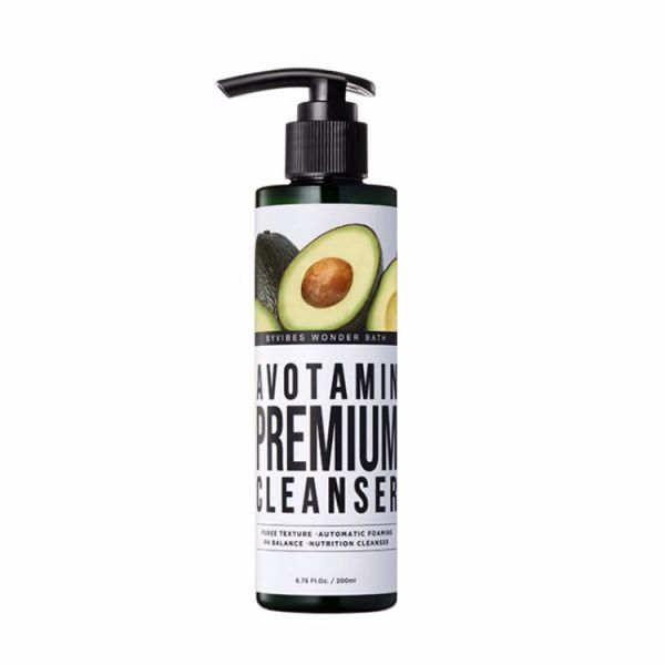 Антиоксидантная пенка-мусс для очищения кожи лица (200мл) WONDER BATH PREMIUM VEGITOKS AVOTAMIN CLEANSER