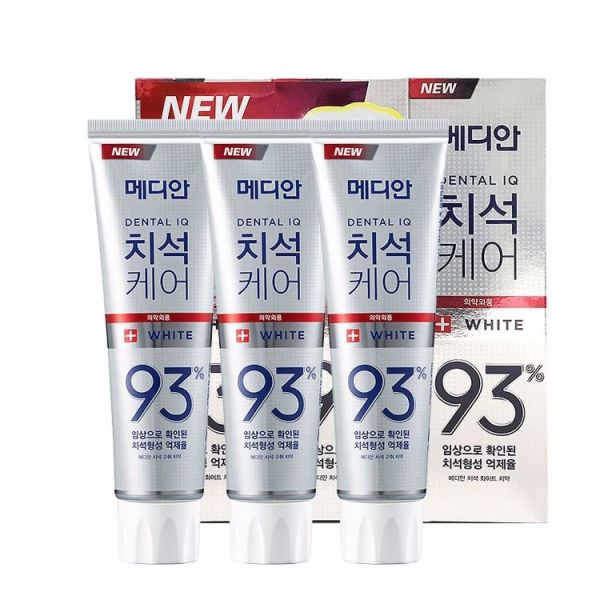 Отбеливающая зубная паста  93% (120мл x 3шт) AMORE PACIFIC MEDIAN WHITE 93% (120ml x 3ea)