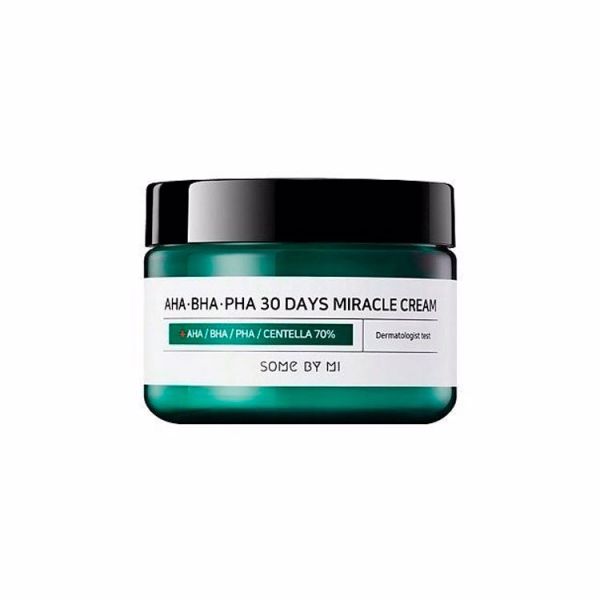 Крем для проблемной кожи с AHA BHA PHA кислотами, 30 дней (60гр) SOME BY MI AHA-BHA-PHA 30 DAYS MIRACLE CREAM (60gr)