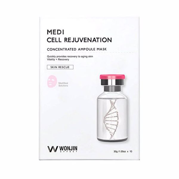 Очищающая маска для сильного омоложения (30гр * 10шт) WONJIN EFFECT POWER REJUVENATION MASK