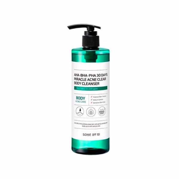 Очищающий гель для проблемной кожи тела (400мл) SOME BY MI AHA.BHA.PHA 30 DAYS MIRACLE ACNE CLEAR BODY CLEANSER (400ml)