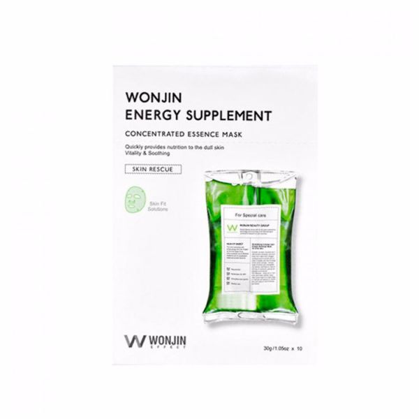 Маска с энергетической добавкой (10шт) WONJIN ENERGY SUPPLEMENT MASK  
