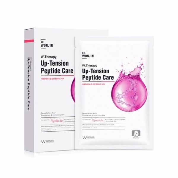 Пептидная маска для ухода за кожей (30мл*10шт) WONJIN W.REPAIR RX UP-TENSION PEPTIDE CARE 
