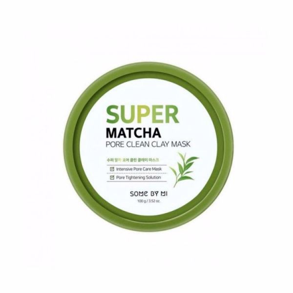 Очищающая глиняная маска с чаем матча (100мл) SOME BY MI SUPER MATCHA PORE CLEAN CLAY MASK (100ml)