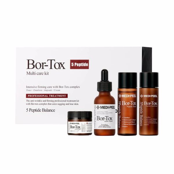 Лифтинг-набор с эффектом ботокса (30мл*3шт+50гр) MEDI-PEEL BOR-TOX 5 PEPTIDE MULTI CARE KIT (30ml*3ea+50gr)