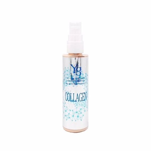 Тональный крем для лица с колагеном #21 (100гр) YE GAM TOP PLUS COLLAGEN LIQUID FOUNDATION #21 (100gr)