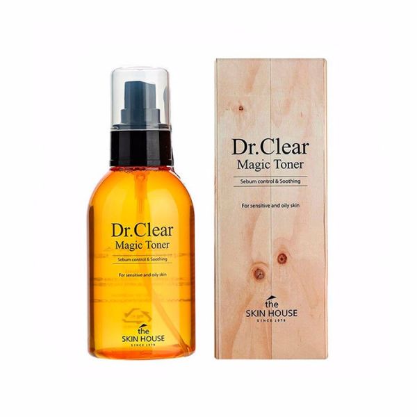 Тоник-спрей для проблемной кожи от прыщей THE SKIN HOUSE DR.CLEAR MAGIC TONER 130ml