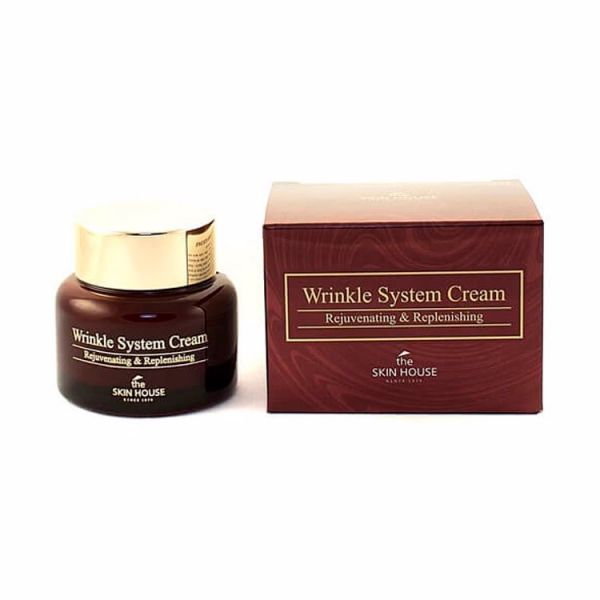 Антивозрастной питательный крем с коллагеном (50гр) THE SKIN HOUSE WRINKLE SYSTEM CREAM (50gr)