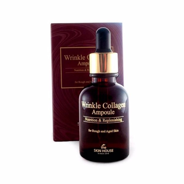 Антивозрастная ампульная сыворотка с коллагеном (30мл) )  [СРОК 02/2023][SALE] THE SKIN HOUSE WRINKLE COLLAGEN AMPOULE (30ml)  [EXP 02/2023]