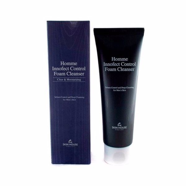Очищающая пенка для мужской кожи (120мл) THE SKIN HOUSE HOMME INNOFECT CONTROL FOAM CLEANSER (120ml)